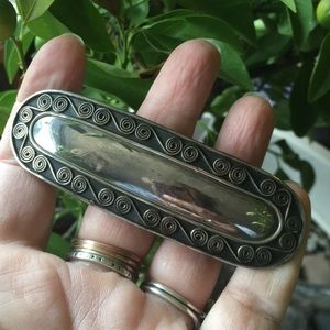 Sterling silver Barrette